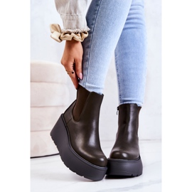 PS1 Warme Stiefel Dunkelgrün Montiano 2