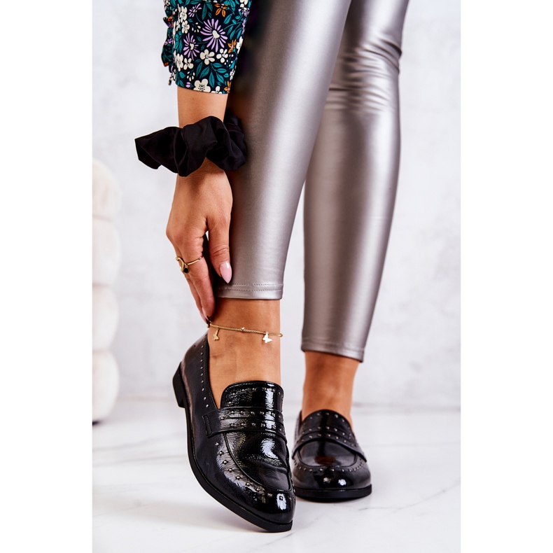 PL5 Lackierte Loafer mit Jets La.Fi Black Maliyah schwarz 1