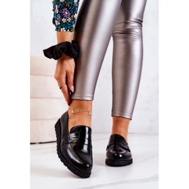 PL5 Lackierte Loafer mit Keilabsatz La.Fi Black Alannah schwarz 2