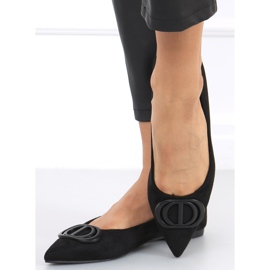 Arte Schwarze Ballerinas mit mandelförmigen Spitzen 2