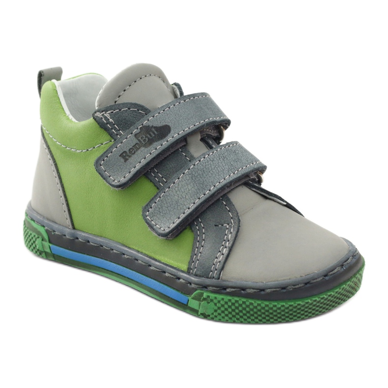 Ren But Lederjungen von Jungen 1429 Gray/Green Ren aber grau 1