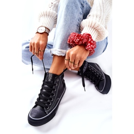 Hoher isolierter Sneaker Big Star GG274026 Schwarz 1