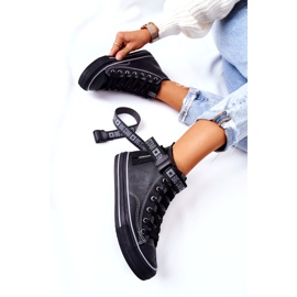 Hoher isolierter Sneaker Big Star GG274026 Schwarz 2