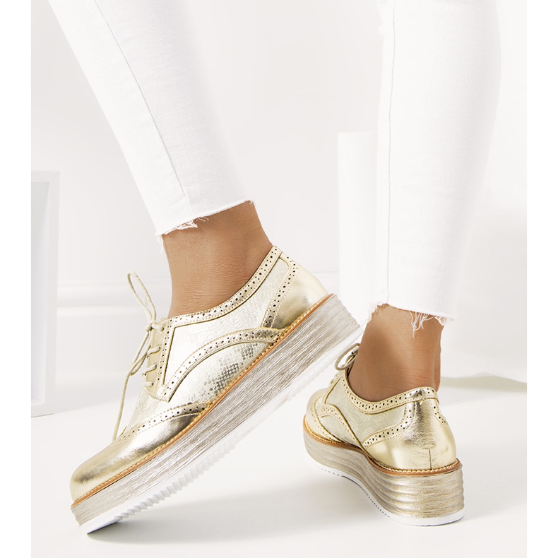 Goldene Menard Damenschuhe 2