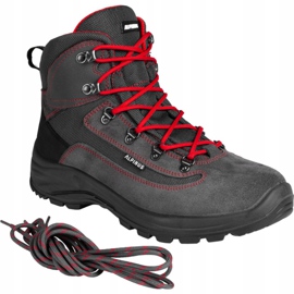 Alpinus Brahmatal High Active GR43321 Trekkingschuhe rot grau 1