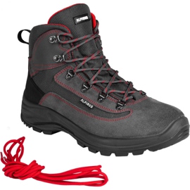 Alpinus Brahmatal High Active GR43321 Trekkingschuhe rot grau 2