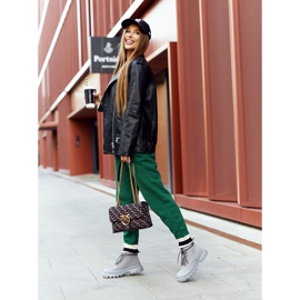 Lederstiefel Big Star II274365 Grau 6