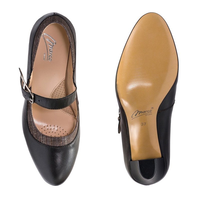Marco Shoes Braune 0932P Pumps mit Verschluss 1
