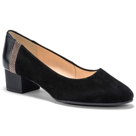 Marco Shoes Bequeme Pumps mit niedrigem Absatz schwarz 1