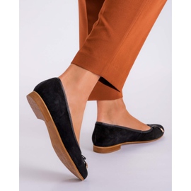 Marco Shoes Ballerinas 1152P aus Wildleder in Schwarz 2