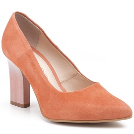 Marco Shoes 320P Pumps aus natürlichem Wildleder - Apricot orange 1