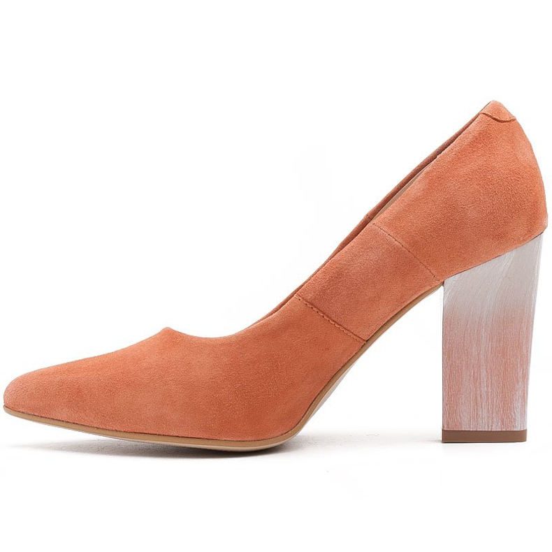 Marco Shoes 320P Pumps aus natürlichem Wildleder - Apricot orange 2