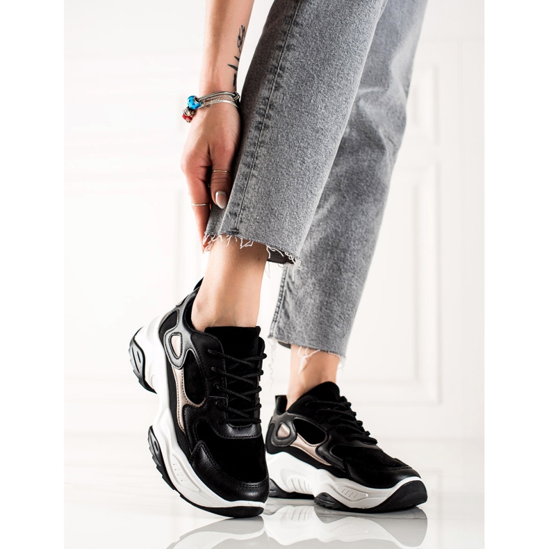 Marquiz Modische Turnschuhe schwarz 1