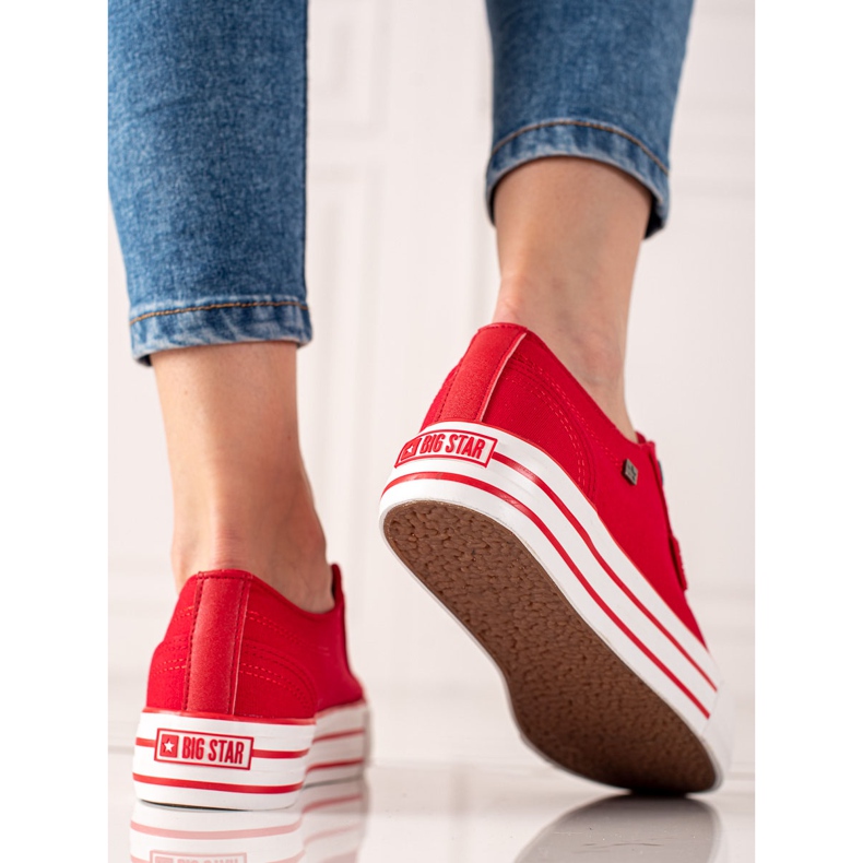 Damen Big Star Turnschuhe HH274053 rot 1