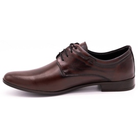Olivier Formale Lederschuhe für Herren 263LU kabir braun 1