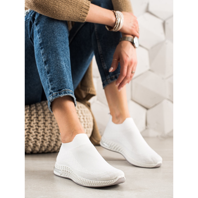 Goodin Klassische Slip-On-Sneaker weiß 2
