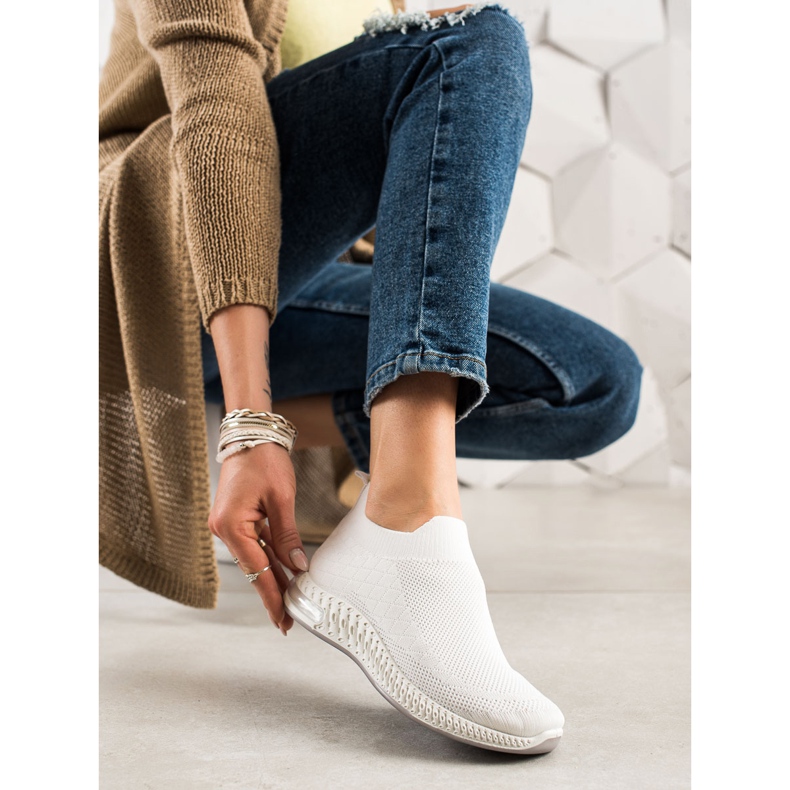 Goodin Klassische Slip-On-Sneaker weiß 1