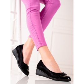 Pumps mit Vinceza-Brokat schwarz 1