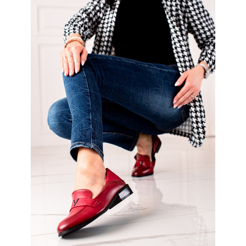 Klassische rote VINCEZA-Schuhe 1