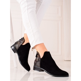 Schwarze Stiefel mit Vinceza-Schnitt braun 1