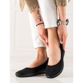 Evento Bequeme schwarze Ballerinas 2