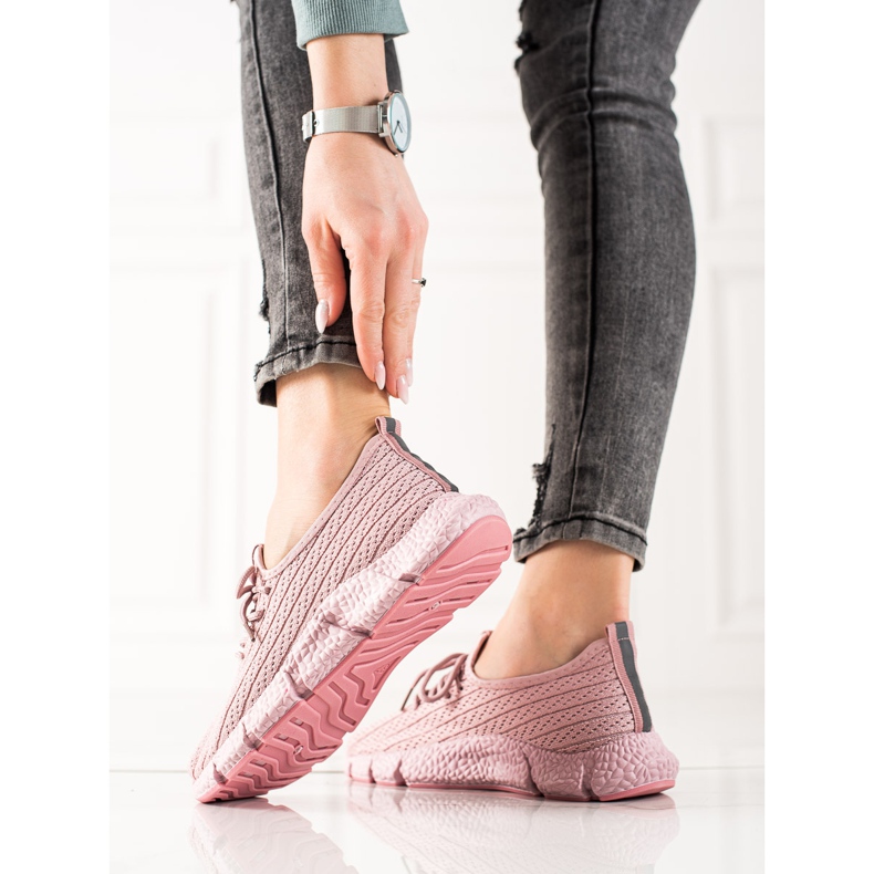 TRENDI Rosa Sportschuhe 1