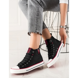 Hohe Turnschuhe Big Star JJ274126 schwarz 1