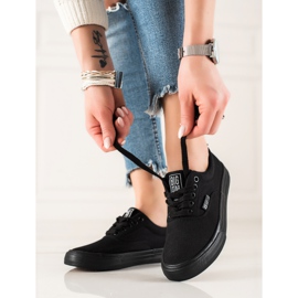 Damen Sneakers Big Star FF274164906 schwarz 1