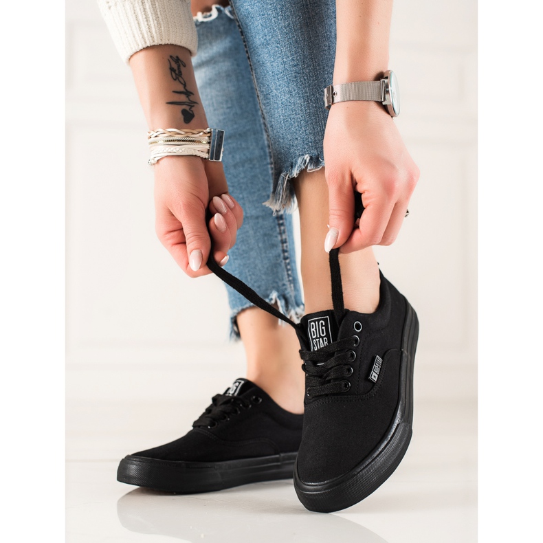 Damen Sneakers Big Star FF274164906 schwarz 1