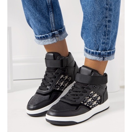 PA1 Schwarze Kansas-Sneaker für Damen 2