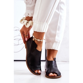 Lederstiefel mit hohem Absatz Laura Messi Schwarz 2324 2