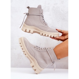 PS1 Wildlederstiefel Gebundener Grauer Hurrikan 1