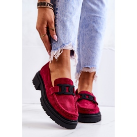 PL5 Wildleder-Loafer mit La.Fi-Dekoration Fuchsia Laurene rosa 2