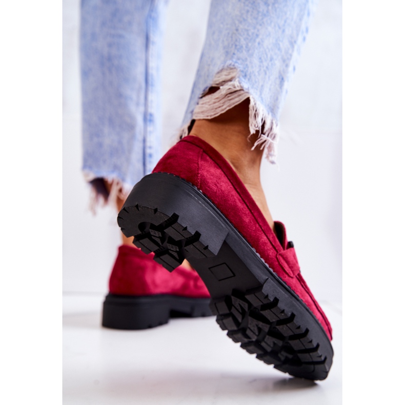PL5 Wildleder-Loafer mit La.Fi-Dekoration Fuchsia Laurene rosa 1