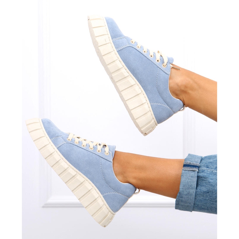 Turnschuhe für Damen von Tyra Blue blau 2