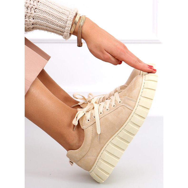 Tyra Beige Damenturnschuhe 2