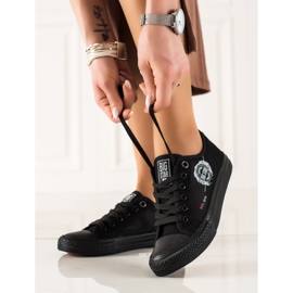 Damen Big Star Turnschuhe JJ274A256 schwarz 1