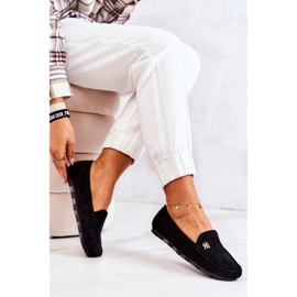 PS1 Schwarze Wildleder-Loafer für Damen Madelyn 1