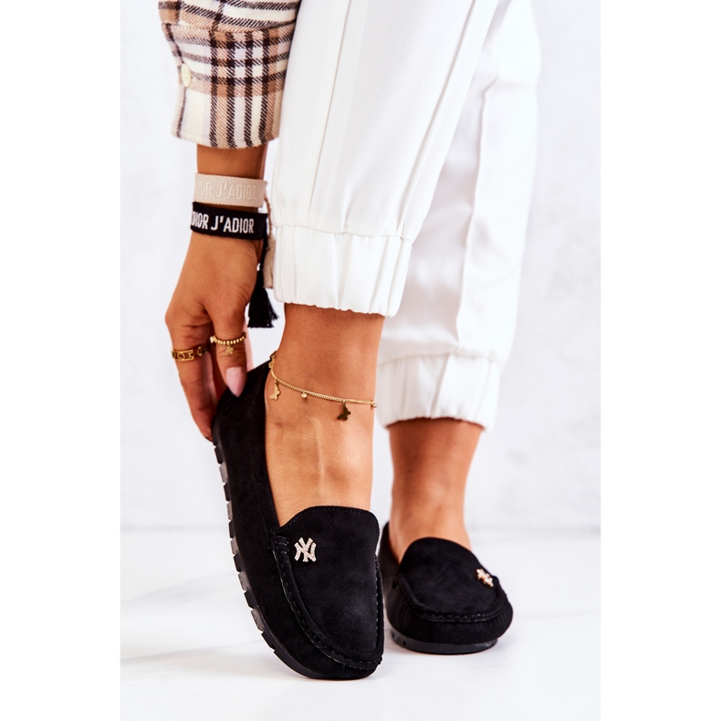 PS1 Schwarze Wildleder-Loafer für Damen Madelyn 2