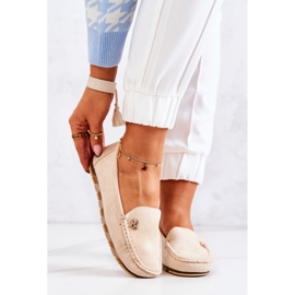 PS1 Loafer aus Wildleder für Damen Beige Madelyn 1