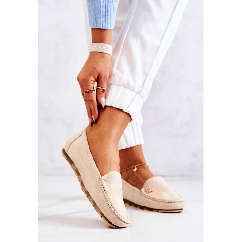 PS1 Loafer aus Wildleder für Damen Beige Madelyn 2