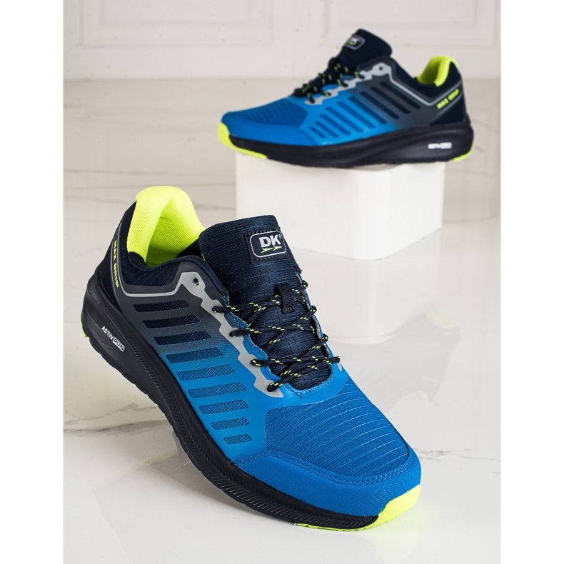 DK Herren Sportschuhe auf der Plattform marineblau blau 1