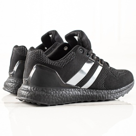 DK Herren Sportschuhe mit Riemen schwarz 1