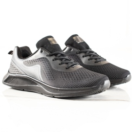 TRENDI Leichte Sportschuhe schwarz grau 2