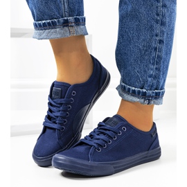 Big Star Marineblaue Damenturnschuhe JJ274067 2