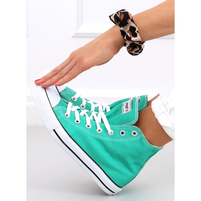 Inga L.GREEN knöchelhohe Sneakers grün 1