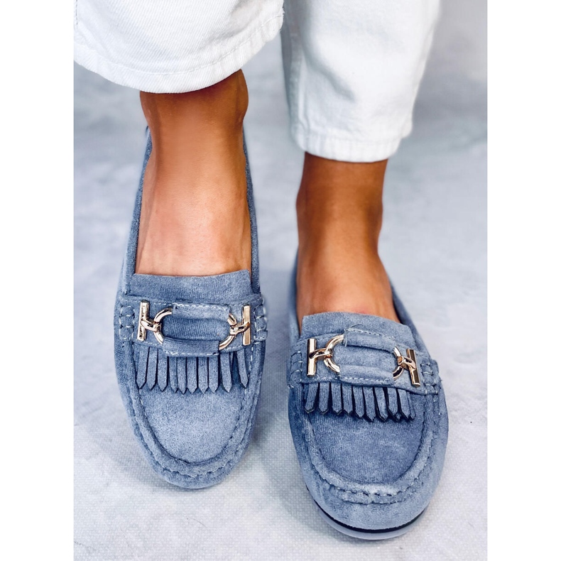 Leif Blue Damen-Slipper blau 1