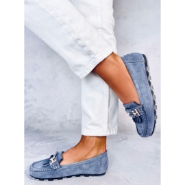 Leif Blue Damen-Slipper blau 2