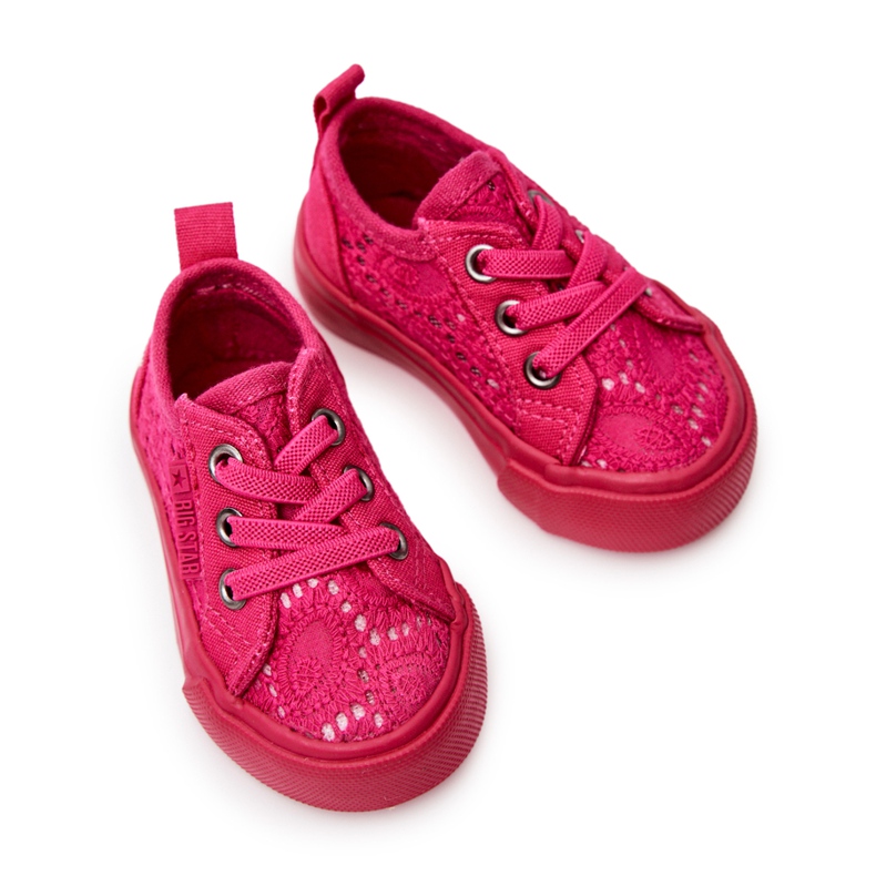 Durchbrochene Turnschuhe Big Star JJ374015 Rosa 1