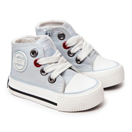 Klassische Kinderturnschuhe Big Star HH374192 Blau 2
